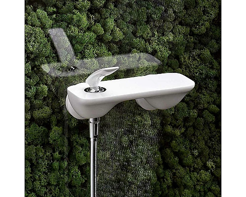 Заказать Смеситель для душа Kludi Balance 527109175 Белый Хром в магазине сантехники Santeh-Crystal.ru