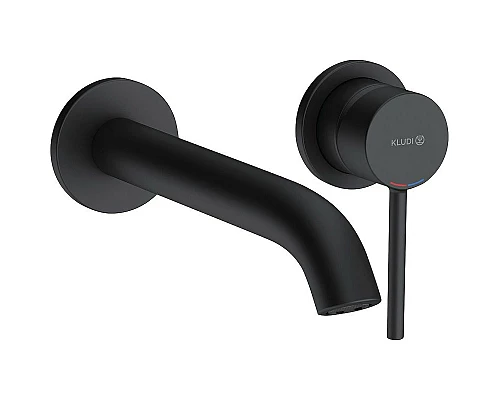 Заказать Смеситель для раковины Kludi Bozz 382453976 Черный матовый в магазине сантехники Santeh-Crystal.ru