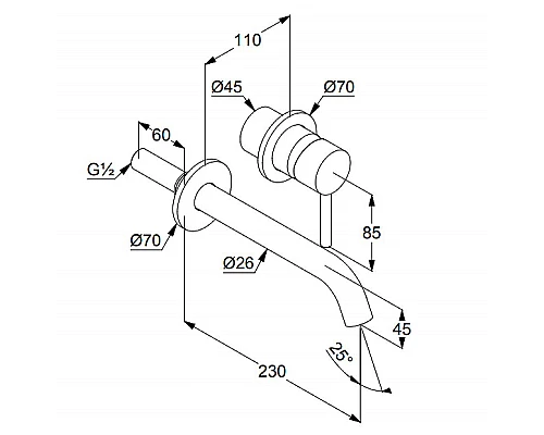 Заказать Смеситель для раковины Kludi Bozz 382453976 Черный матовый в магазине сантехники Santeh-Crystal.ru
