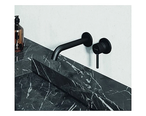 Заказать Смеситель для раковины Kludi Bozz 382453976 Черный матовый в магазине сантехники Santeh-Crystal.ru