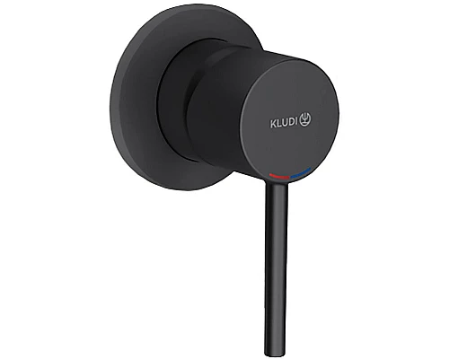 Приобрести Смеситель для душа Kludi Bozz 389253976 Черный матовый в магазине сантехники Santeh-Crystal.ru