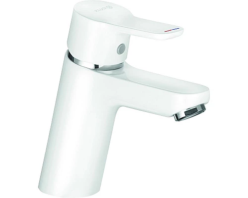 Купить Смеситель для раковины Kludi Pure Easy 370289165 Белый в магазине сантехники Santeh-Crystal.ru