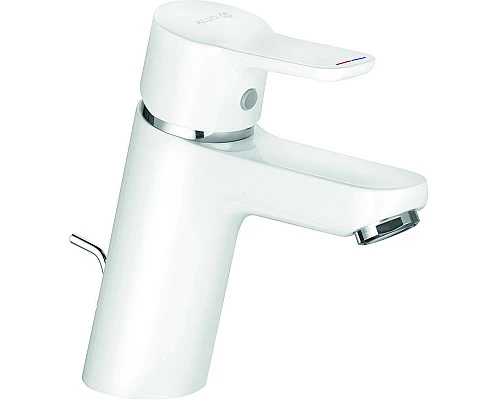 Заказать Смеситель для раковины Kludi Pure Easy 373829165 Белый Хром в магазине сантехники Santeh-Crystal.ru