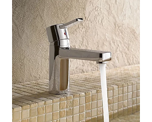 Купить Смеситель для раковины Kludi Zenta 382650575 Хром в магазине сантехники Santeh-Crystal.ru