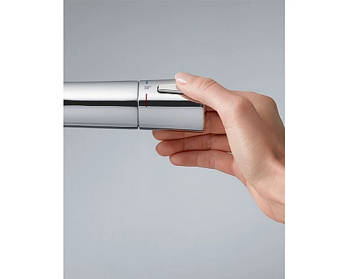 Купить Смеситель для душа Kludi Zenta 351000538 с термостатом Хром в магазине сантехники Santeh-Crystal.ru