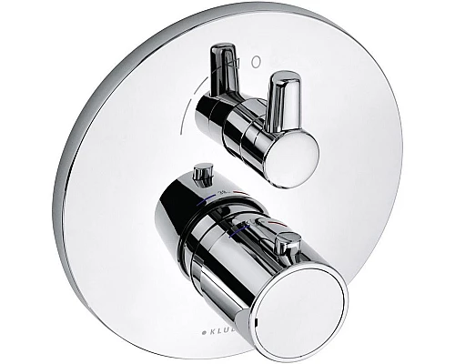 Заказать Смеситель для душа Kludi Zenta 388350545 с термостатом Хром в магазине сантехники Santeh-Crystal.ru