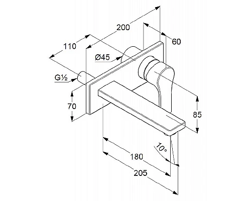 Приобрести Смеситель для раковины Kludi Zenta SL 482470565 Хром в магазине сантехники Santeh-Crystal.ru