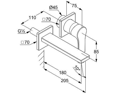 Приобрести Смеситель для раковины Kludi Zenta SL 482440565 Хром в магазине сантехники Santeh-Crystal.ru