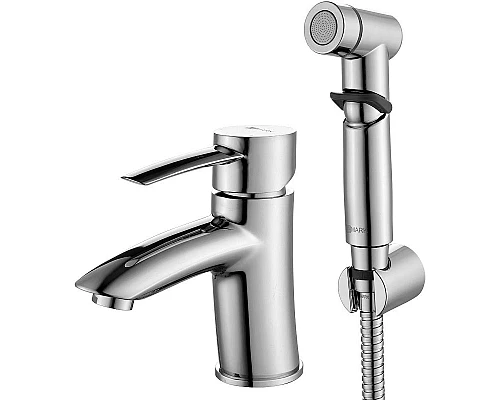 Заказать Смеситель для раковины Lemark Atlantiss LM3216C с гигиеническим душем Хром в магазине сантехники Santeh-Crystal.ru