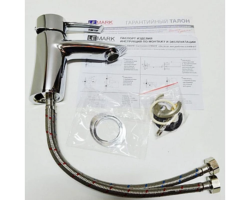 Приобрести Смеситель для раковины Lemark Atlantiss LM3206C Хром в магазине сантехники Santeh-Crystal.ru