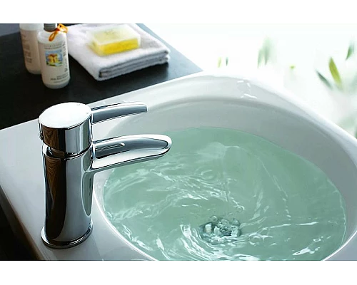 Приобрести Смеситель для раковины Lemark Atlantiss LM3206C Хром в магазине сантехники Santeh-Crystal.ru