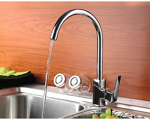 Купить Смеситель для кухни Lemark Basis LM3605C Хром в магазине сантехники Santeh-Crystal.ru