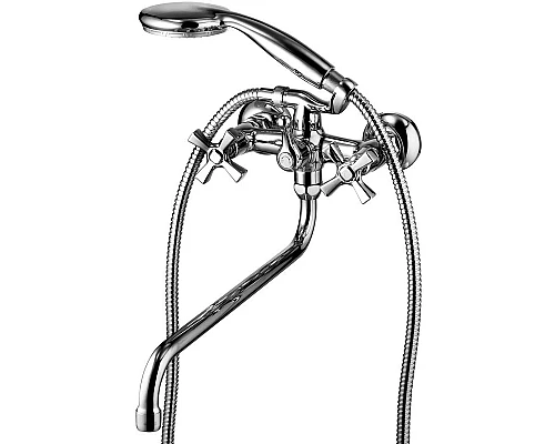 Заказать Смеситель для ванны Lemark Benefit LM2551C универсальный Хром в магазине сантехники Santeh-Crystal.ru