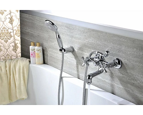 Купить Смеситель для ванны Lemark Benefit LM2502C Хром в магазине сантехники Santeh-Crystal.ru