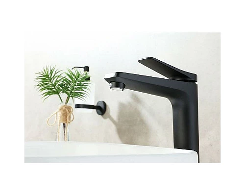 Заказать Смеситель для раковины Lemark Bronx LM3709BL Черный в магазине сантехники Santeh-Crystal.ru