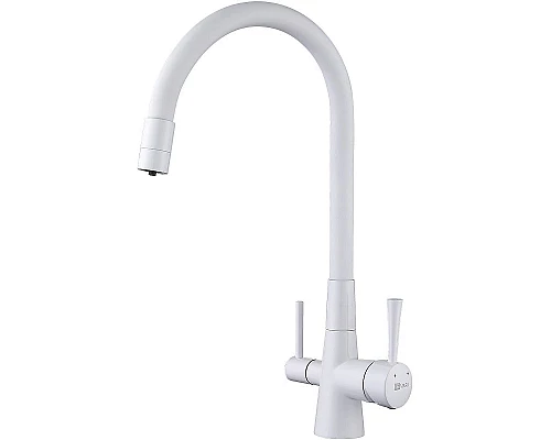 Приобрести Смеситель для кухни Lemark Comfort LM3075W Белый в магазине сантехники Santeh-Crystal.ru