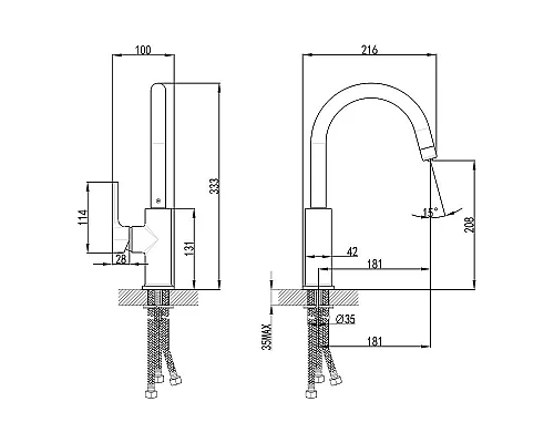 Приобрести Смеситель для кухни Lemark Comfort LM3073PGS Серый шелк в магазине сантехники Santeh-Crystal.ru