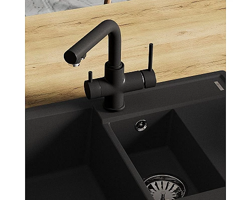 Приобрести Смеситель для кухни Lemark Comfort LM3061PBG Бежевый в магазине сантехники Santeh-Crystal.ru