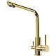 Приобрести Смеситель для кухни Lemark Expert LM5061G Золото в магазине сантехники Santeh-Crystal.ru