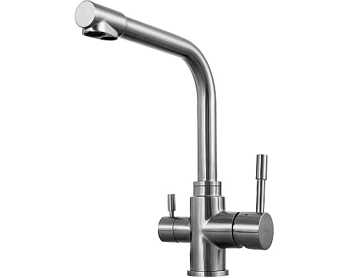 Купить Смеситель для кухни Lemark Expert LM5061S Хром матовый в магазине сантехники Santeh-Crystal.ru