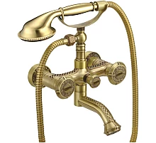 Смеситель для ванны Lemark Jasmine LM6614B Бронза