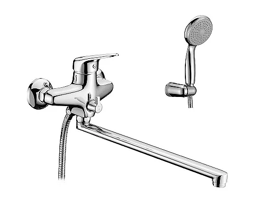 Купить Смеситель для ванны Lemark Luna LM4151C универсальный Хром в магазине сантехники Santeh-Crystal.ru