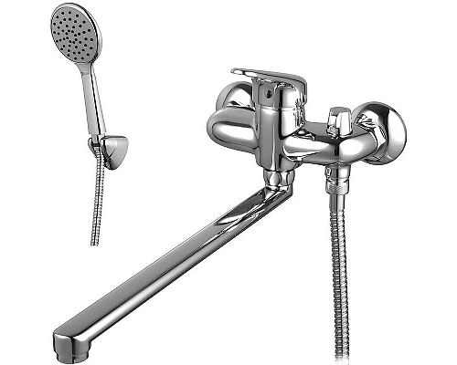 Приобрести Смеситель для ванны Lemark Luna LM4117C универсальный Хром в магазине сантехники Santeh-Crystal.ru