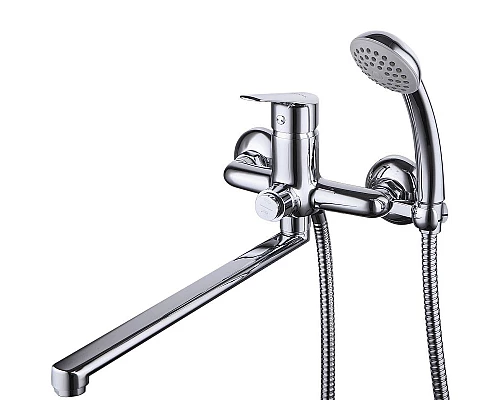 Заказать Смеситель для ванны Lemark Partner LM6557C универсальный Хром в магазине сантехники Santeh-Crystal.ru