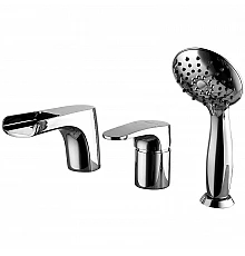 Смеситель на борт ванны Lemark Shift LM4345C Хром