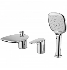 Смеситель на борт ванны Lemark Status LM4445C Хром