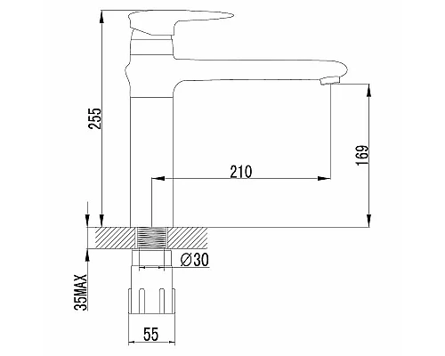 Приобрести Смеситель для кухни Lemark Status LM4404C Хром в магазине сантехники Santeh-Crystal.ru