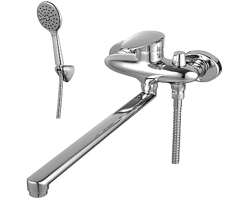 Приобрести Смеситель для ванны Lemark Status LM4417C универсальный Хром в магазине сантехники Santeh-Crystal.ru