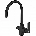 Смеситель для кухни Lemark Ursus LM7261BL Черный