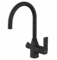 Смеситель для кухни Lemark Ursus LM7261BL Черный