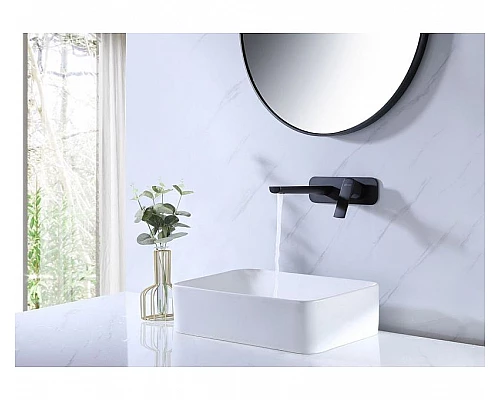 Приобрести Смеситель для раковины Lemark Ursus LM7226BL Черный в магазине сантехники Santeh-Crystal.ru