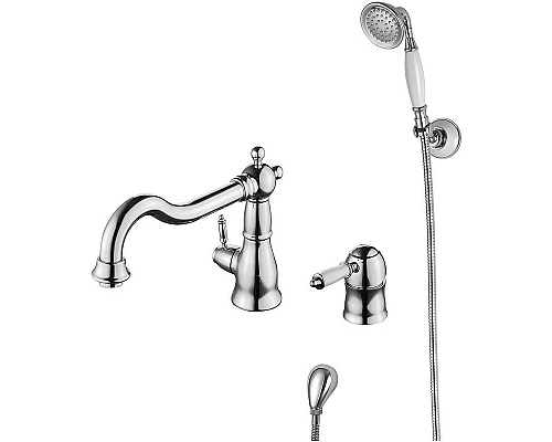 Купить Смеситель на борт ванны Lemark Villa LM4847C Хром в магазине сантехники Santeh-Crystal.ru