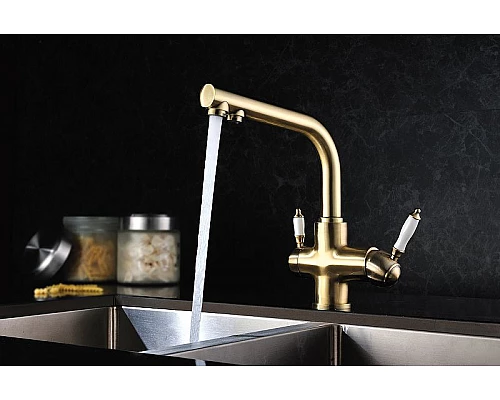Заказать Смеситель для кухни Lemark Villa LM4861B Бронза в магазине сантехники Santeh-Crystal.ru