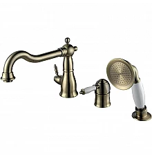 Смеситель на борт ванны Lemark Villa LM4845B Бронза