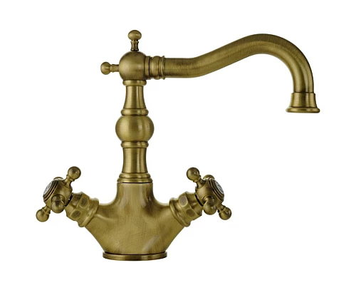 Купить Смеситель для раковины Migliore Arcadia 18382 Бронза в магазине сантехники Santeh-Crystal.ru
