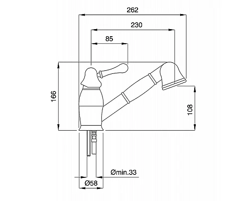Приобрести Смеситель для кухни Migliore Maya 18259 Хром Золото в магазине сантехники Santeh-Crystal.ru