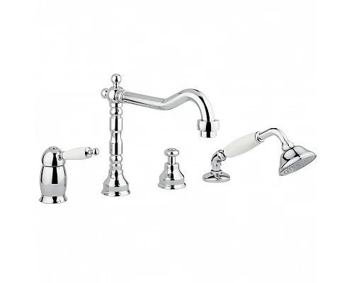 Заказать Смеситель на борт ванны Migliore Oxford 19125 Хром в магазине сантехники Santeh-Crystal.ru
