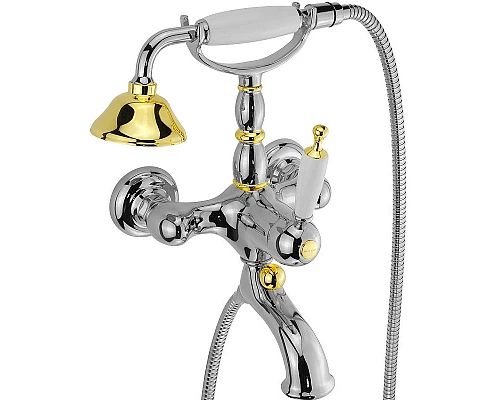 Купить Смеситель для ванны Migliore Oxford 19153 Хром Золото в магазине сантехники Santeh-Crystal.ru