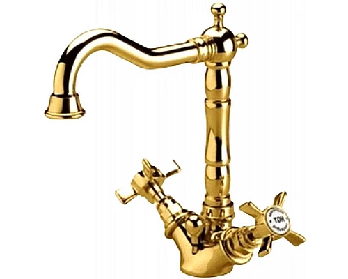 Заказать Смеситель для раковины Migliore Princeton BN.PRN-834.DO Золото в магазине сантехники Santeh-Crystal.ru