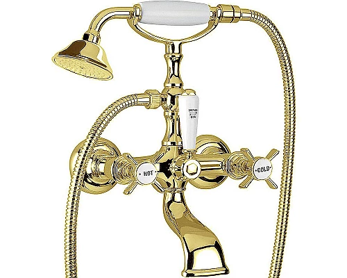 Приобрести Смеситель для ванны Migliore Princeton 19375 Золото в магазине сантехники Santeh-Crystal.ru