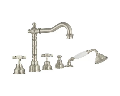 Купить Смеситель на борт ванны Migliore Princeton 19367 Состаренный хром в магазине сантехники Santeh-Crystal.ru