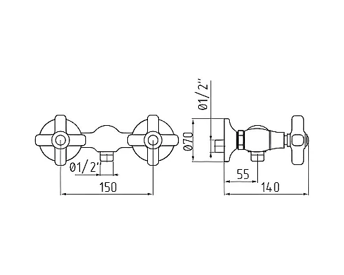 Купить Смеситель для душа Migliore Provance 19473 Хром в магазине сантехники Santeh-Crystal.ru