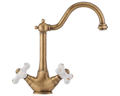 Приобрести Смеситель для кухни Migliore Provance 18203 Бронза в магазине сантехники Santeh-Crystal.ru