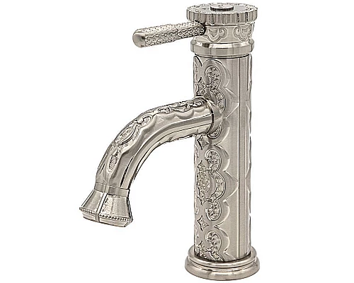 Приобрести Смеситель для раковины Milacio Villena MC.504.SL Серебро в магазине сантехники Santeh-Crystal.ru