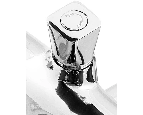 Купить Смеситель для ванны Orange Alfi M82-214cr универсальный Хром в магазине сантехники Santeh-Crystal.ru