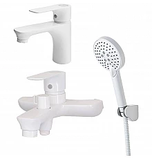 Комплект смесителей Orange Aristo M19-311W Белый